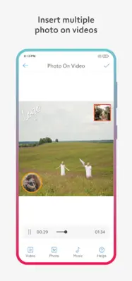 Photo On Video, Image To Video android App screenshot 4